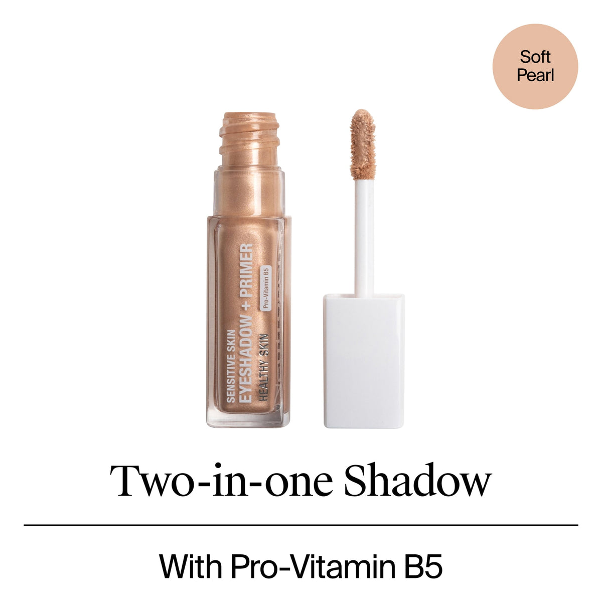 Neutrogena Sensitive Skin Eyeshadow + Primer, Soft Pearl, 0.22 oz