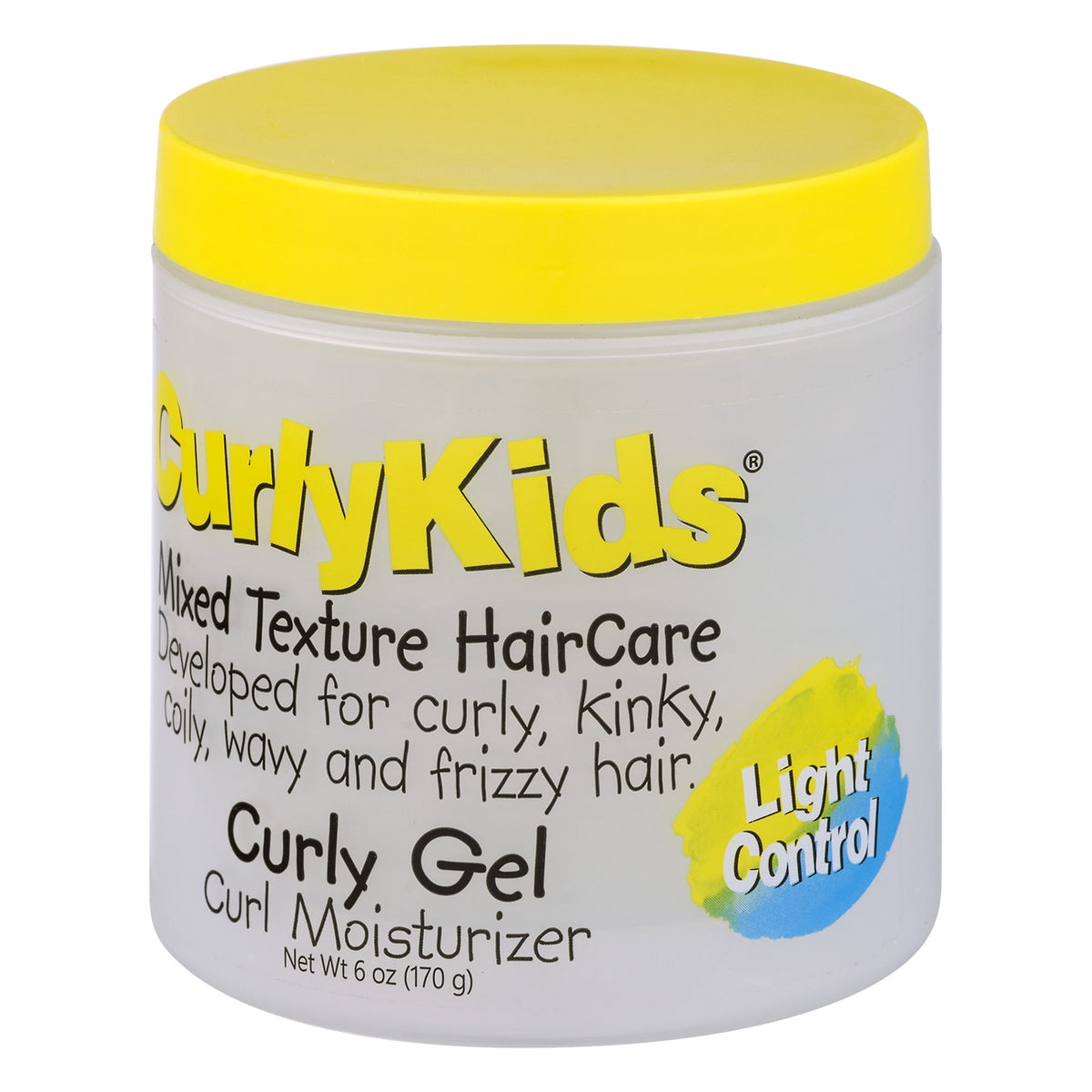 Curly Kids Mixed Hair Care Curl Moisturizing Jar Hair Styling Gel, 6 oz, Children