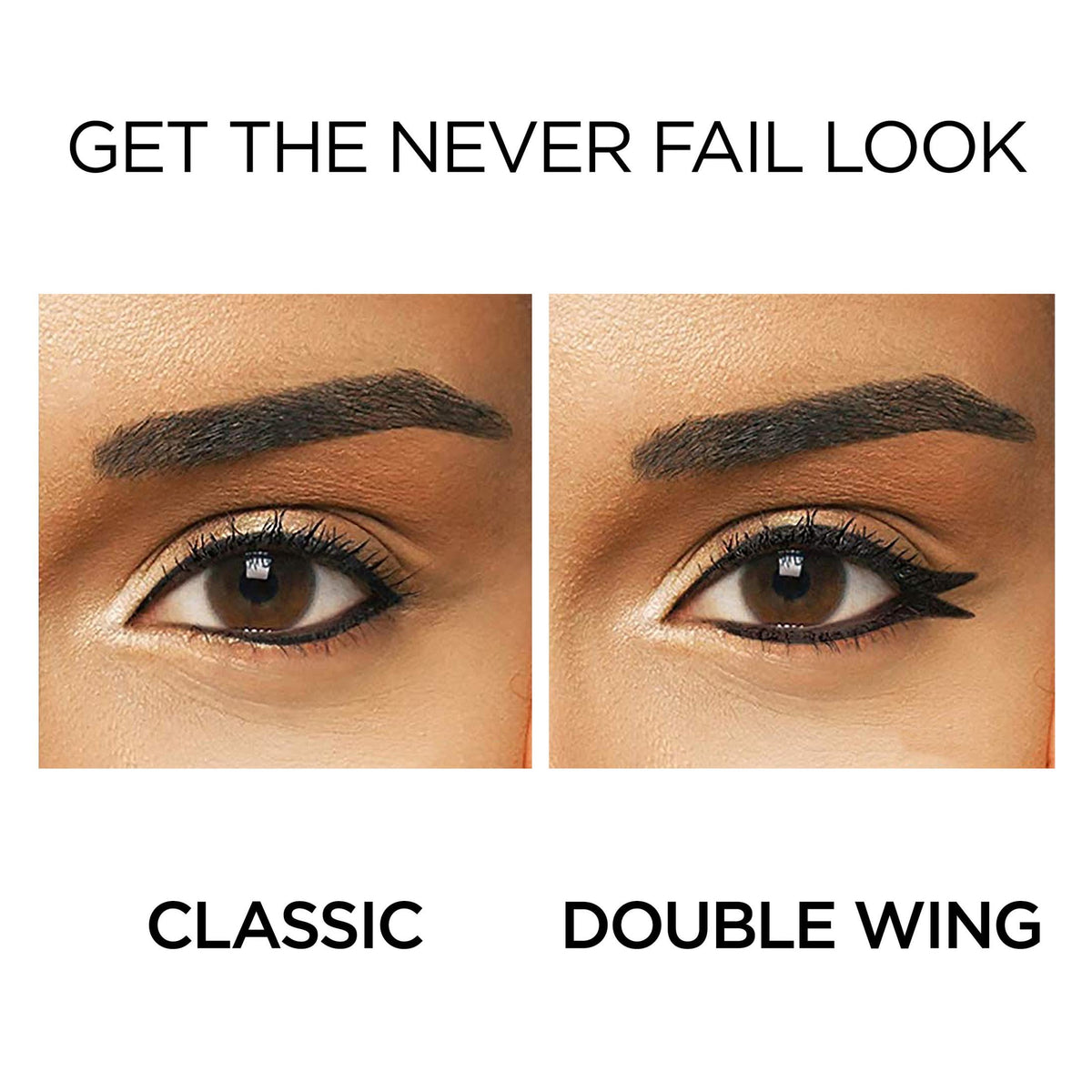 L'Oreal Paris Infallible Never Fail Eyeliner Pencil Makeup with Built-in Sharpener, Black
