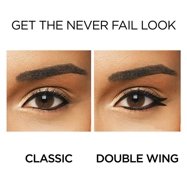 L'Oreal Paris Infallible Never Fail Eyeliner Pencil Makeup with Built-in Sharpener, Black