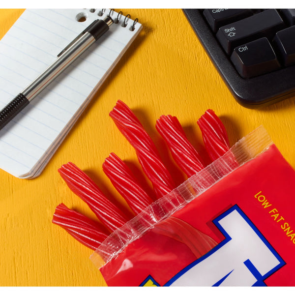 Twizzlers Pull 'N' Peel Cherry Flavored Licorice Style Chewy Candy, Big Bag 28 oz