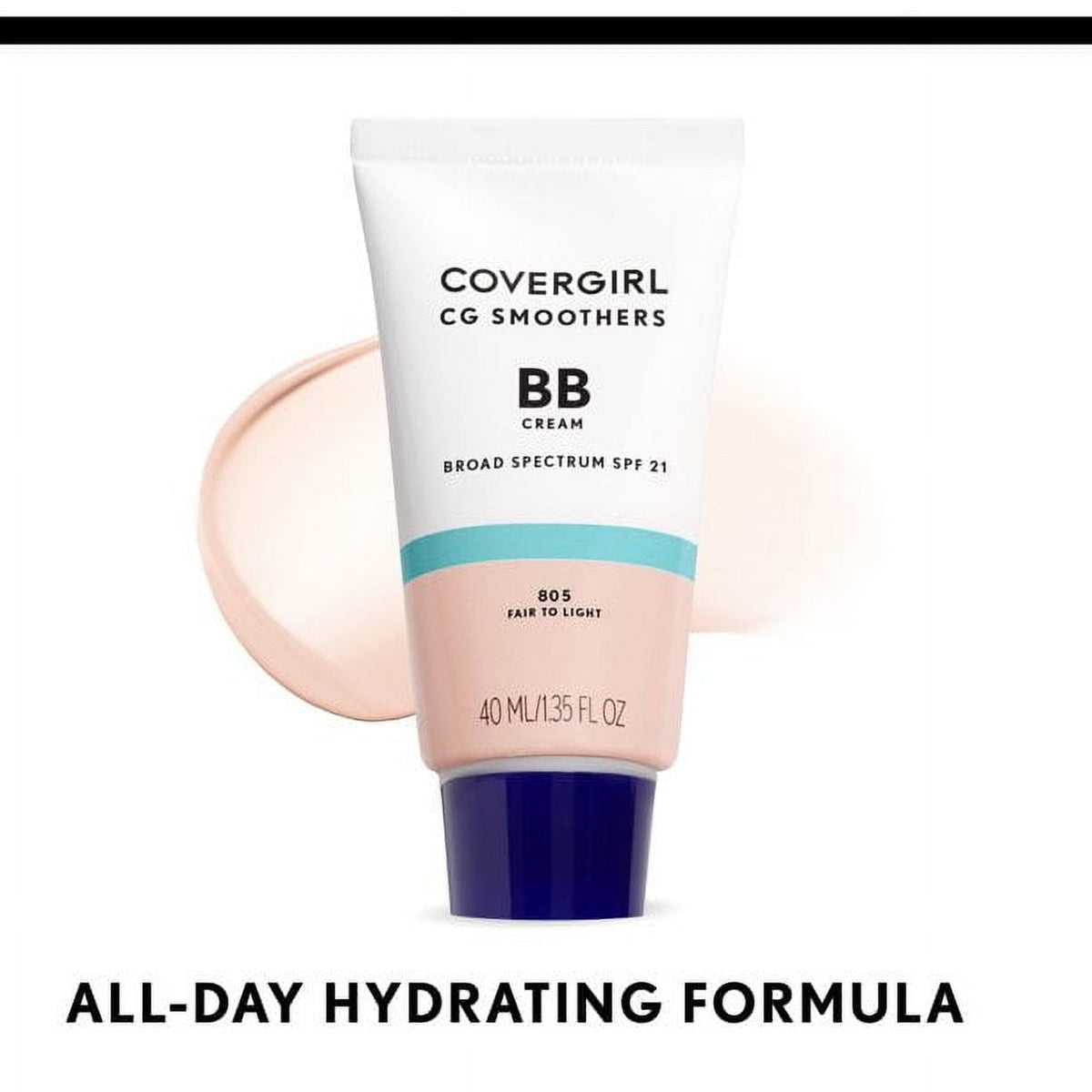 COVERGIRL Smoothers BB Cream with SPF 21, 805 Fair to Light, 1.35 fl oz