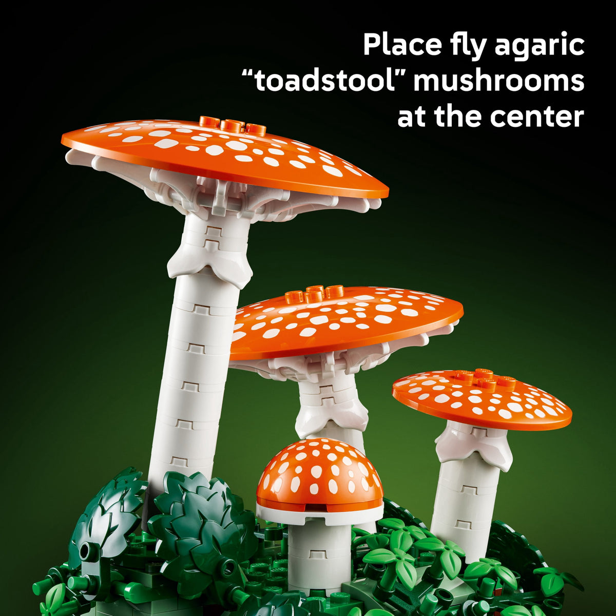 LEGO Botanicals Woodland Mushrooms Building Set for Adults 11505, Ages 18+