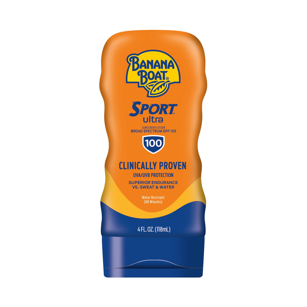 Banana Boat Sport Ultra SPF 100 Sunscreen Lotion, Sport Sunscreen, Adult Sunblock Lotion, 4 fl oz