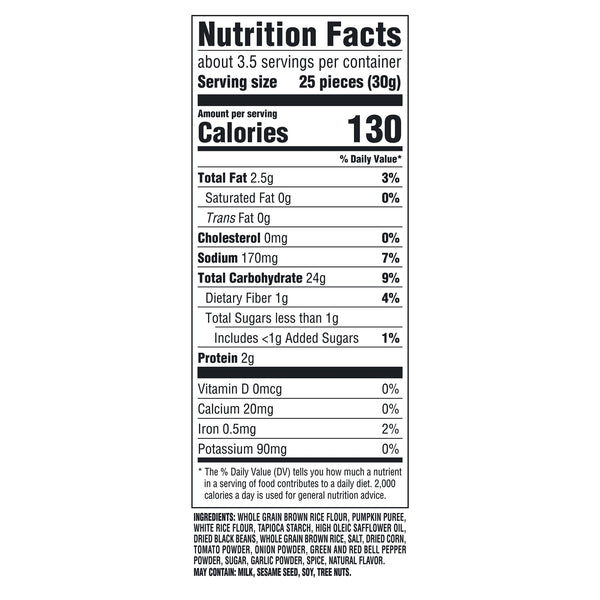 GOOD THINS Garden Veggie Rice Snacks Gluten Free Crackers, Snack Crackers, 3.5 oz