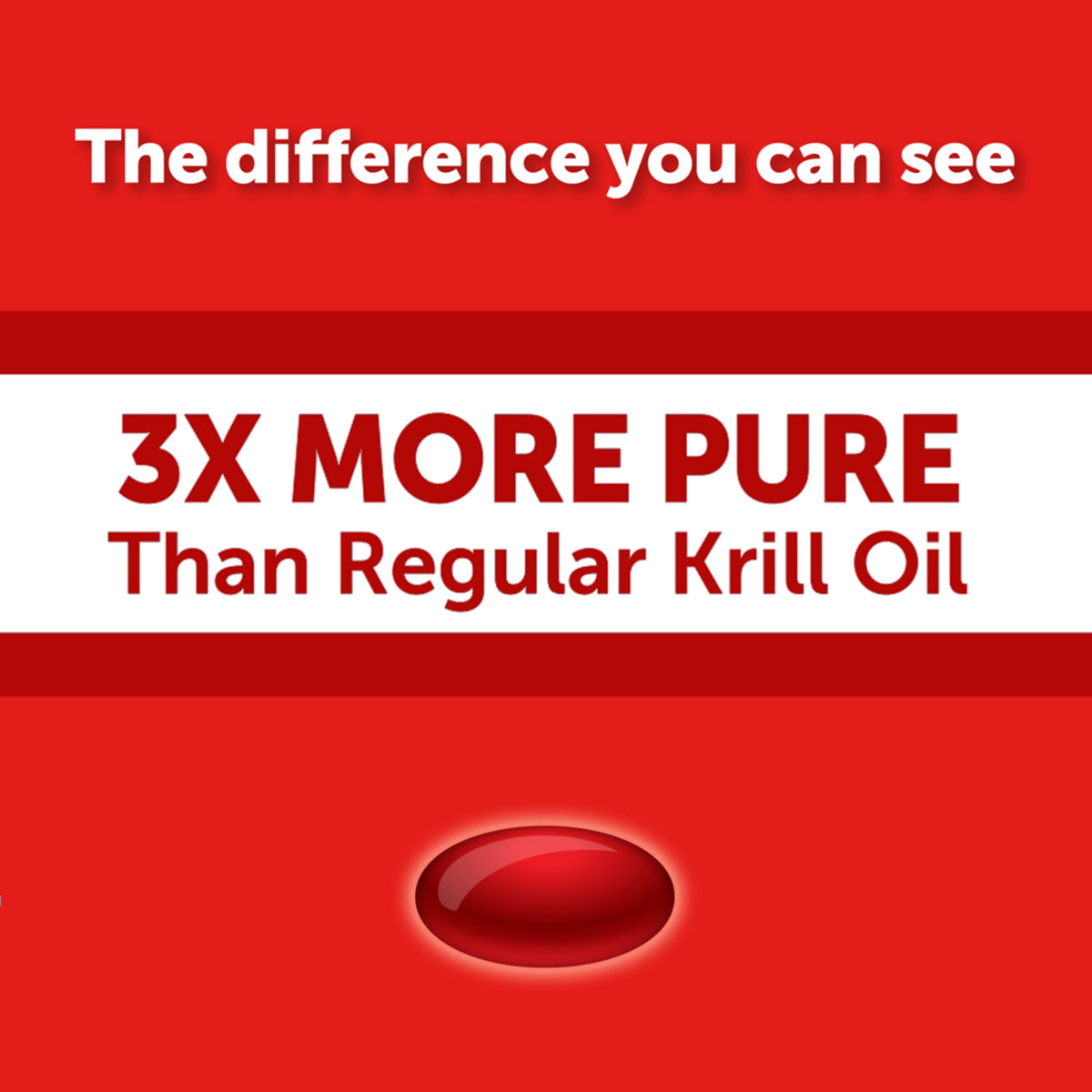 MegaRed Extra Strength 500mg Omega-3 Fish Krill Oil Supplements, Heart Brain Eyes Joints Health, 80 Softgels