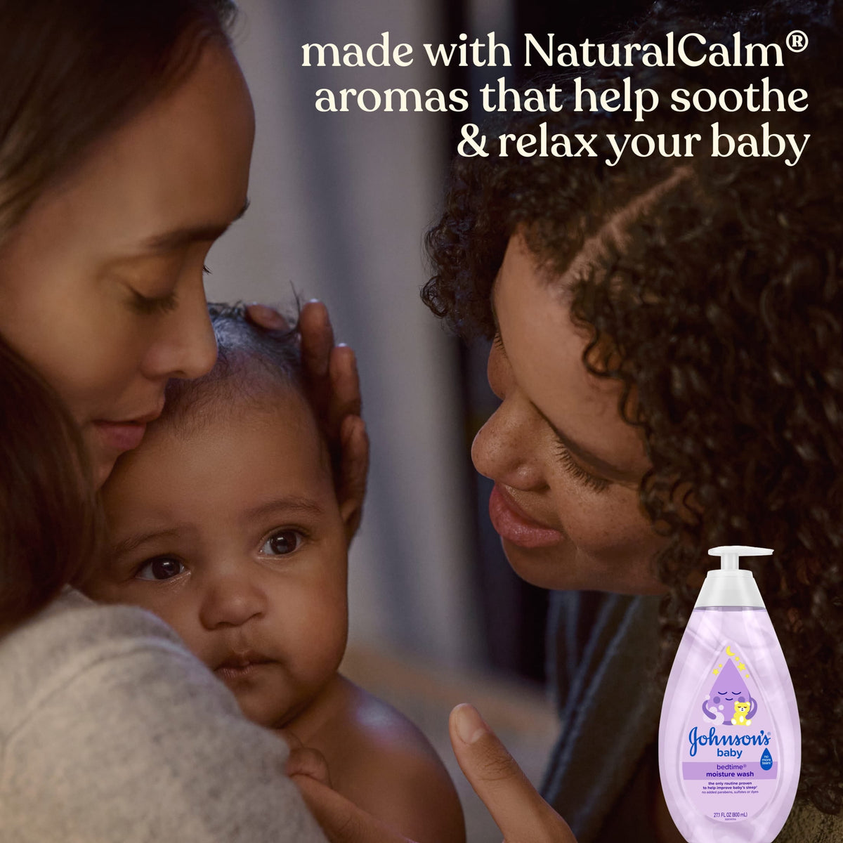 Johnson's Baby Bedtime Baby Moisture Wash with Soothing Aromas, 27.1 fl. oz
