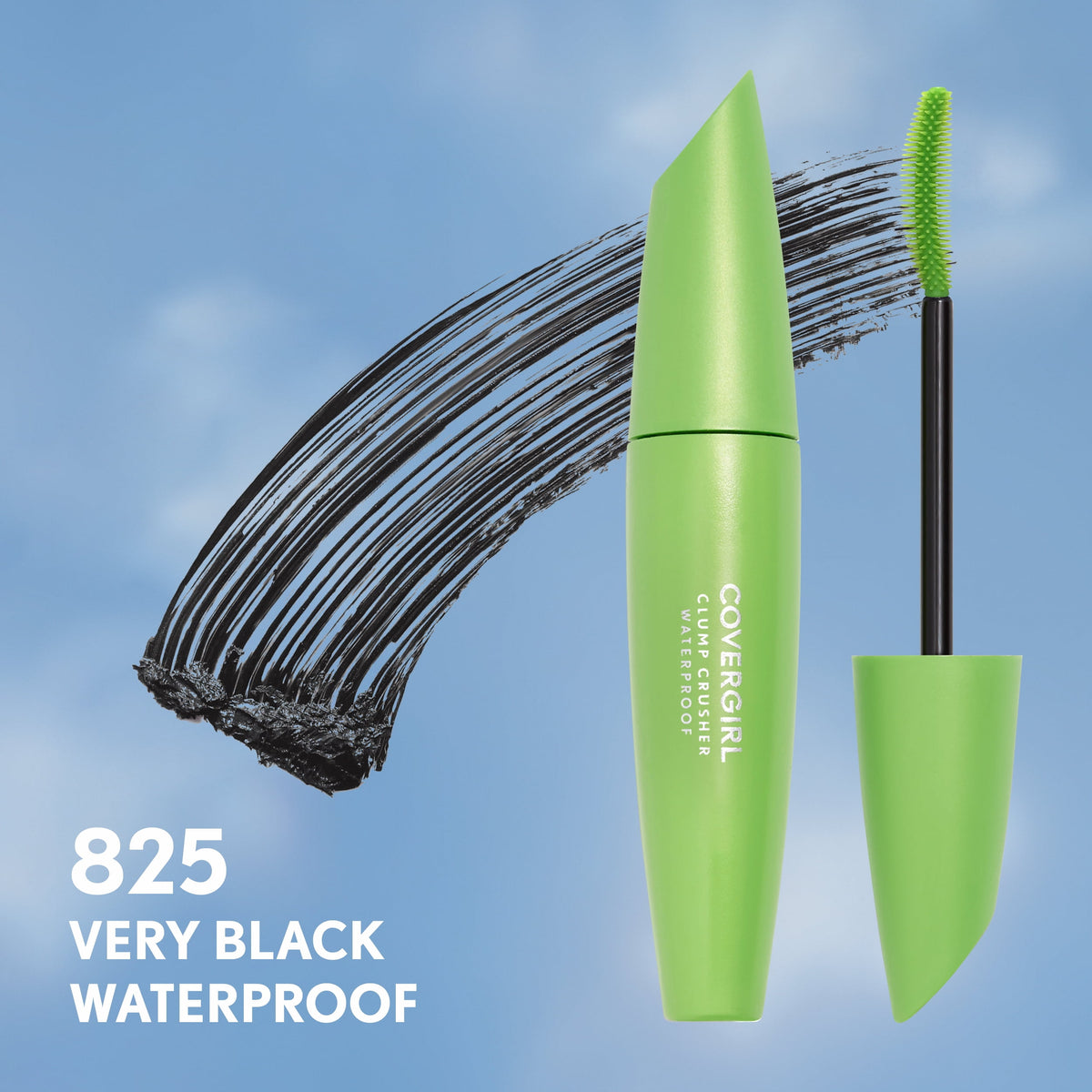 COVERGIRL Clump Crusher Waterproof Mascara Very Black 825, 0.44 fl oz (13.1 mL)