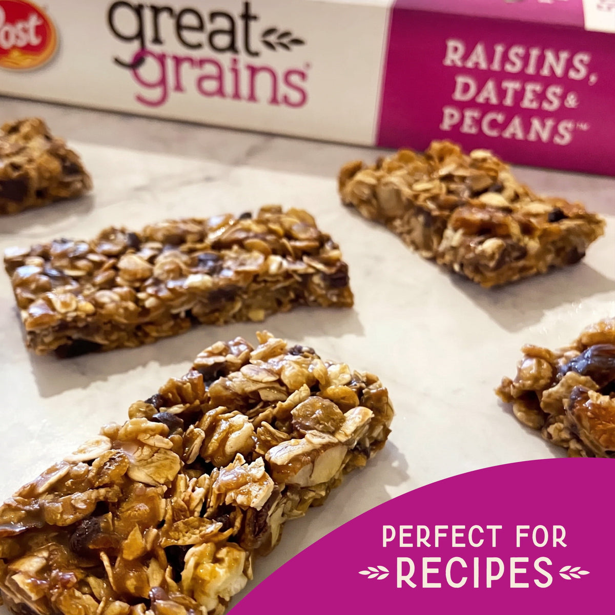 Post Great Grains Banana Nut Crunch, Non-GMO, Heart Healthy,Whole Grain Cereal, Crunchy 18 oz Box