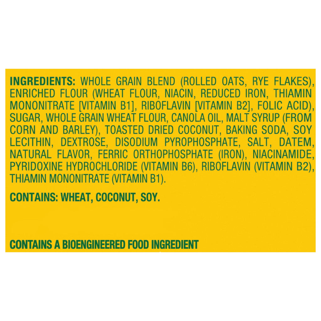 belVita Breakfast Bars Biscuits, Toasted Coconut, 5 Packs (4 Biscuits Per Pack)