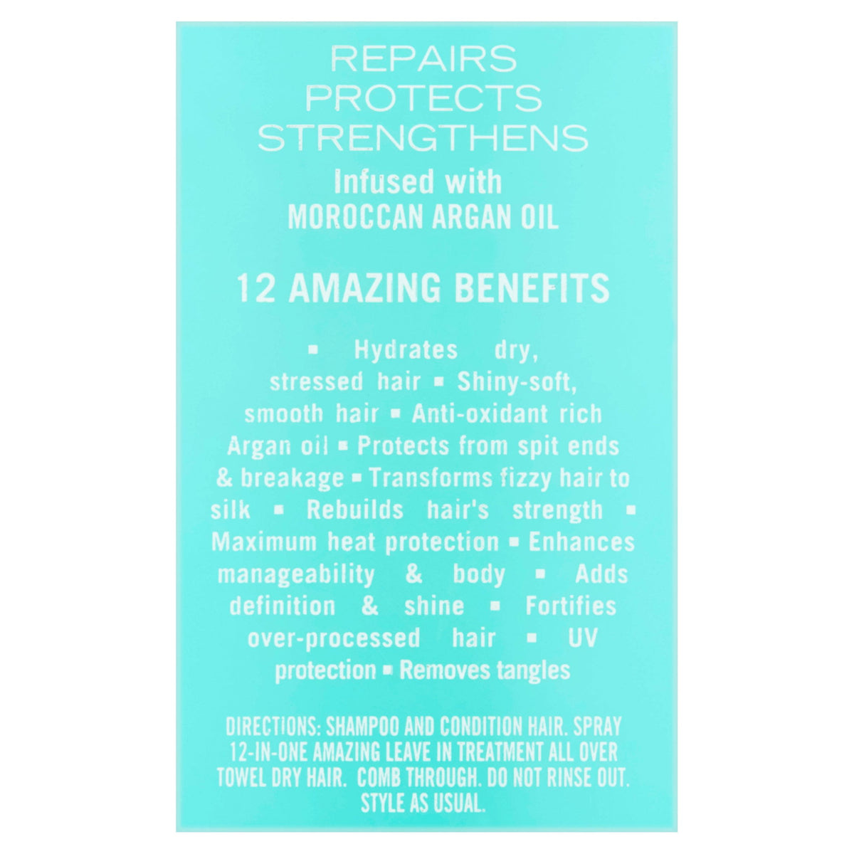 IT 12-in-One Leave In Hair Treatment Argan Oil Spray, 10.2 oz
