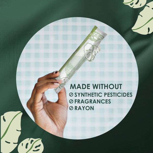 L. Organic Cotton Tampons Light/Regular Absorbency,  30 Count