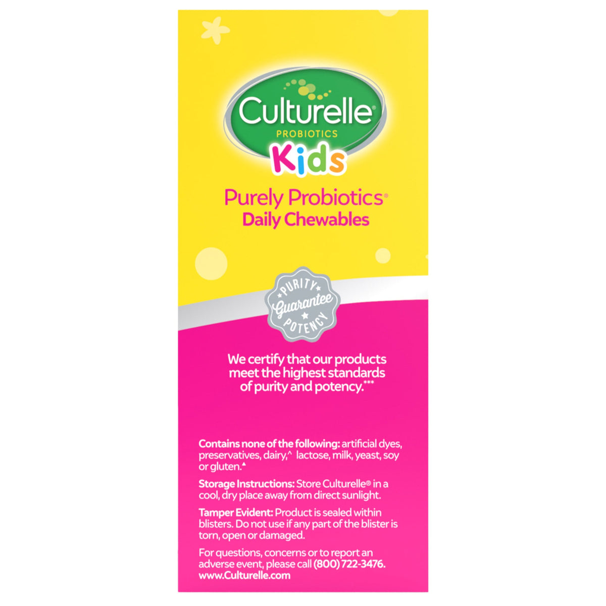 Culturelle Kids Probiotic Chewable Tablets, 60 ea