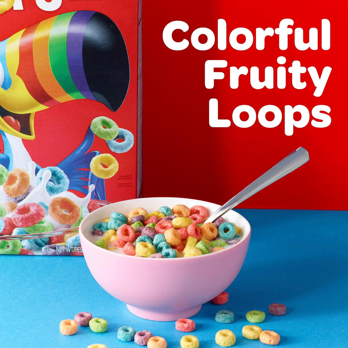 Kellogg's Froot Loops Original Giant Size Breakfast Cereal 23 oz