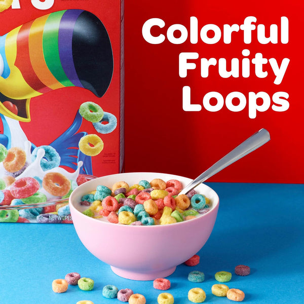 Kellogg's Froot Loops Original Giant Size Breakfast Cereal 23 oz