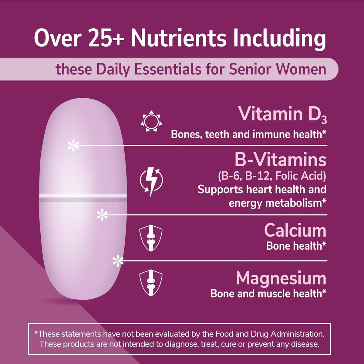 21st Century Sentry Senior Women 50+ Multivitamin, 100 Tablets