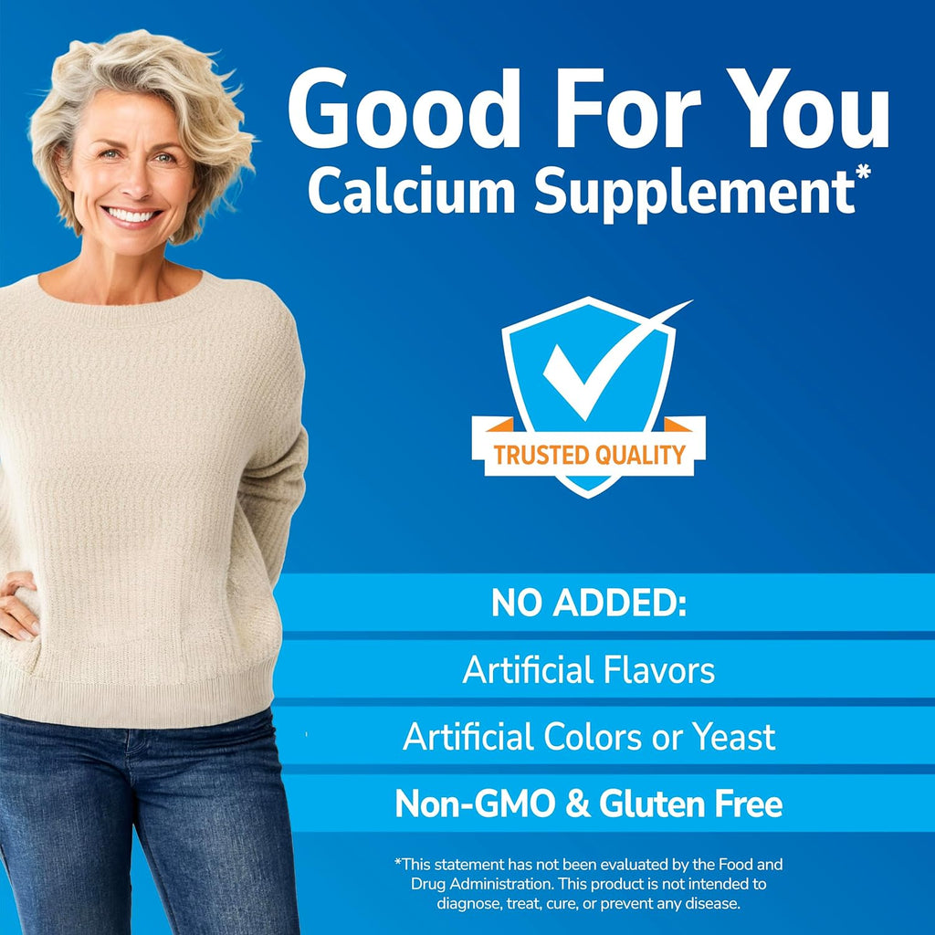 21st Century Calcium Citrate Plus D Maximum Caplets, 120 Count