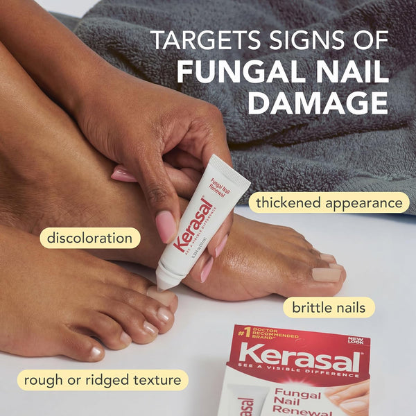 Kerasal Fungal Nail Renewal, Restorative Repair for Damaged Nails, .33 oz