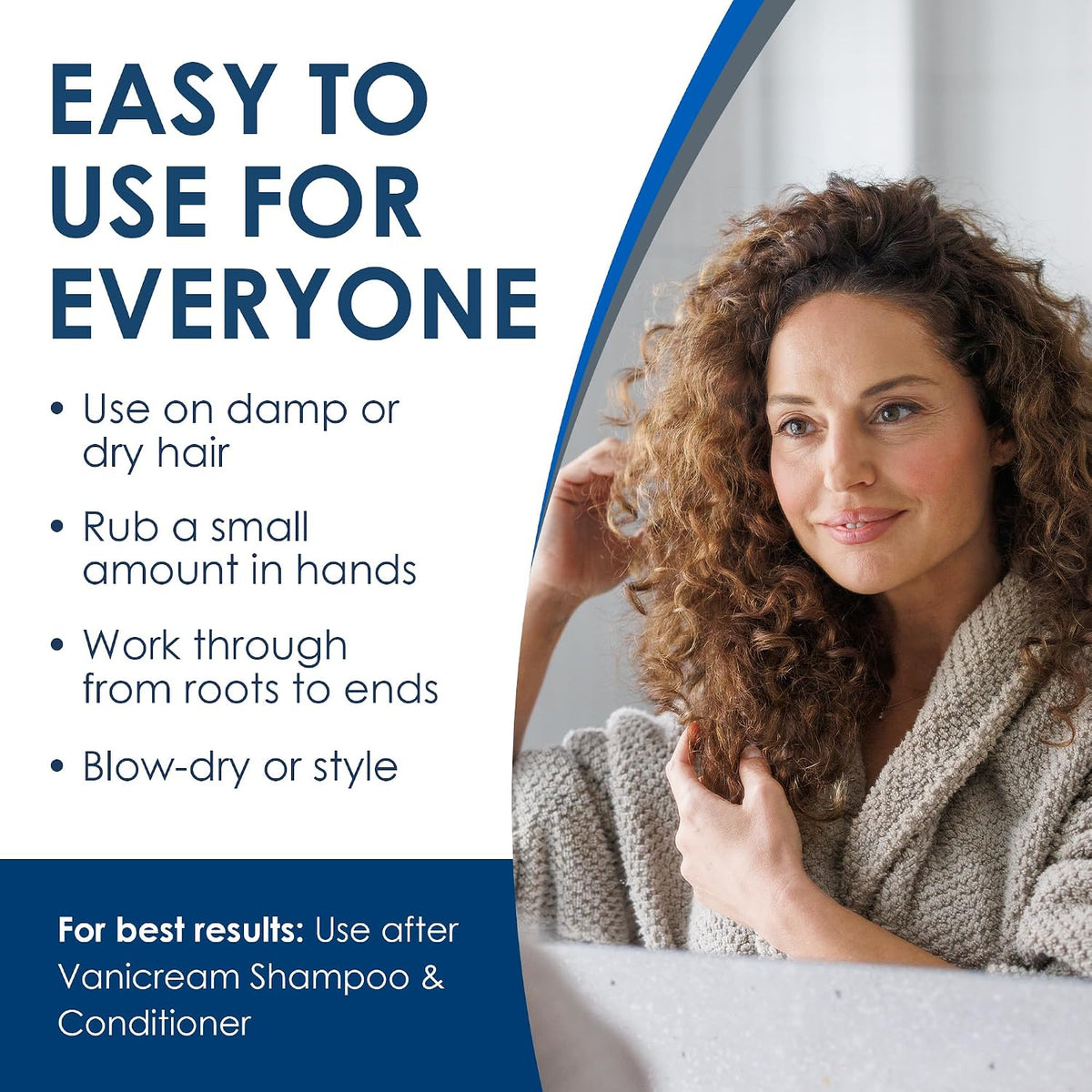 Vanicream Hair Gel, Styling Gel with Firm Hold & Non-Greasy Finish, 7 Oz