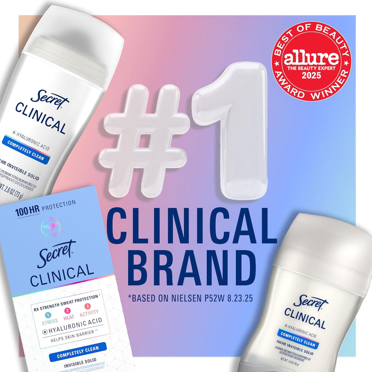 Secret Clinical Antiperspirant Deodorant for Women, Light & Fresh, 1.6 oz