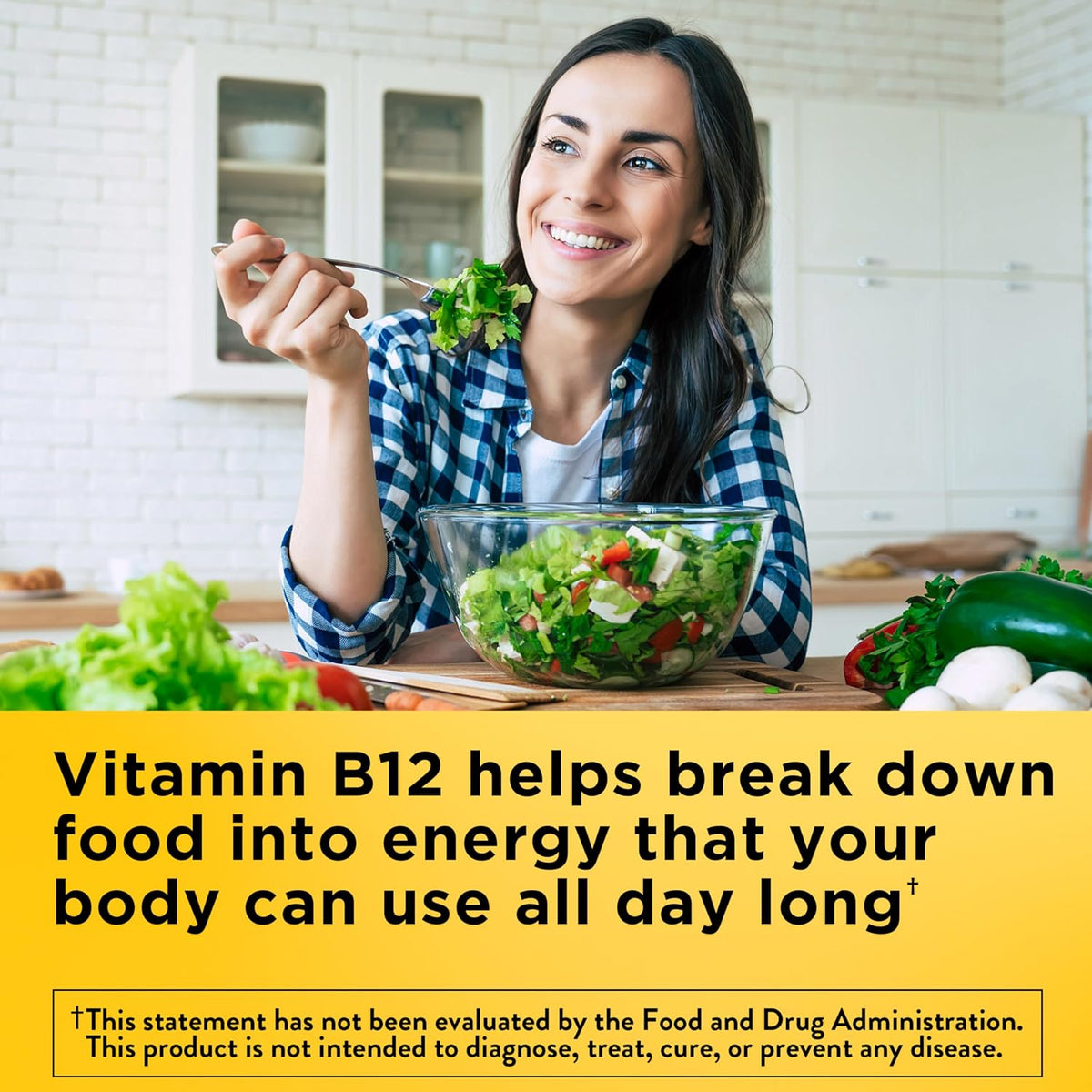 Nature Made Vitamin B12 1000 mcg Fast Dissolve Tablets, 50 Tablets