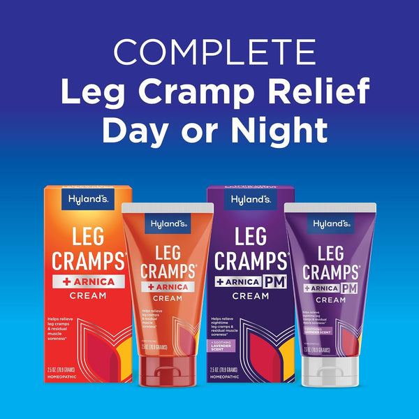 Hyland's Leg Cramps + Arnica, Natural Fast-Acting Pain Relief Cream, 2.5oz