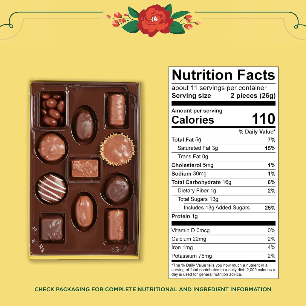 Whitman's Sampler Mother's Day Assorted Chocolates, 10 Ounce (22 Pieces)