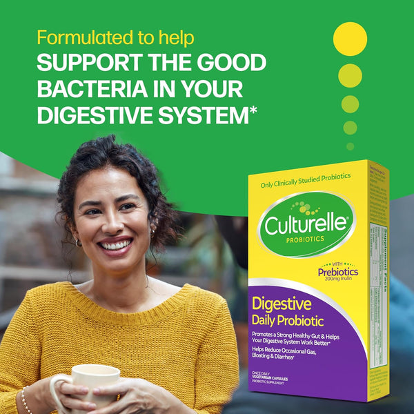 Culturelle Digestive Daily Probiotic for Men & Women, 10B CFUs, 30 Count