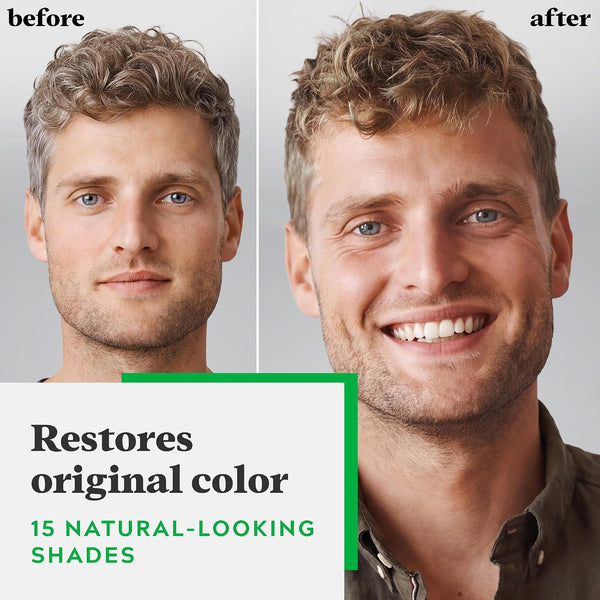 JUST FOR MEN Shampoo-In Color, Hair Color, Light Brown H-25 (1 Pack)