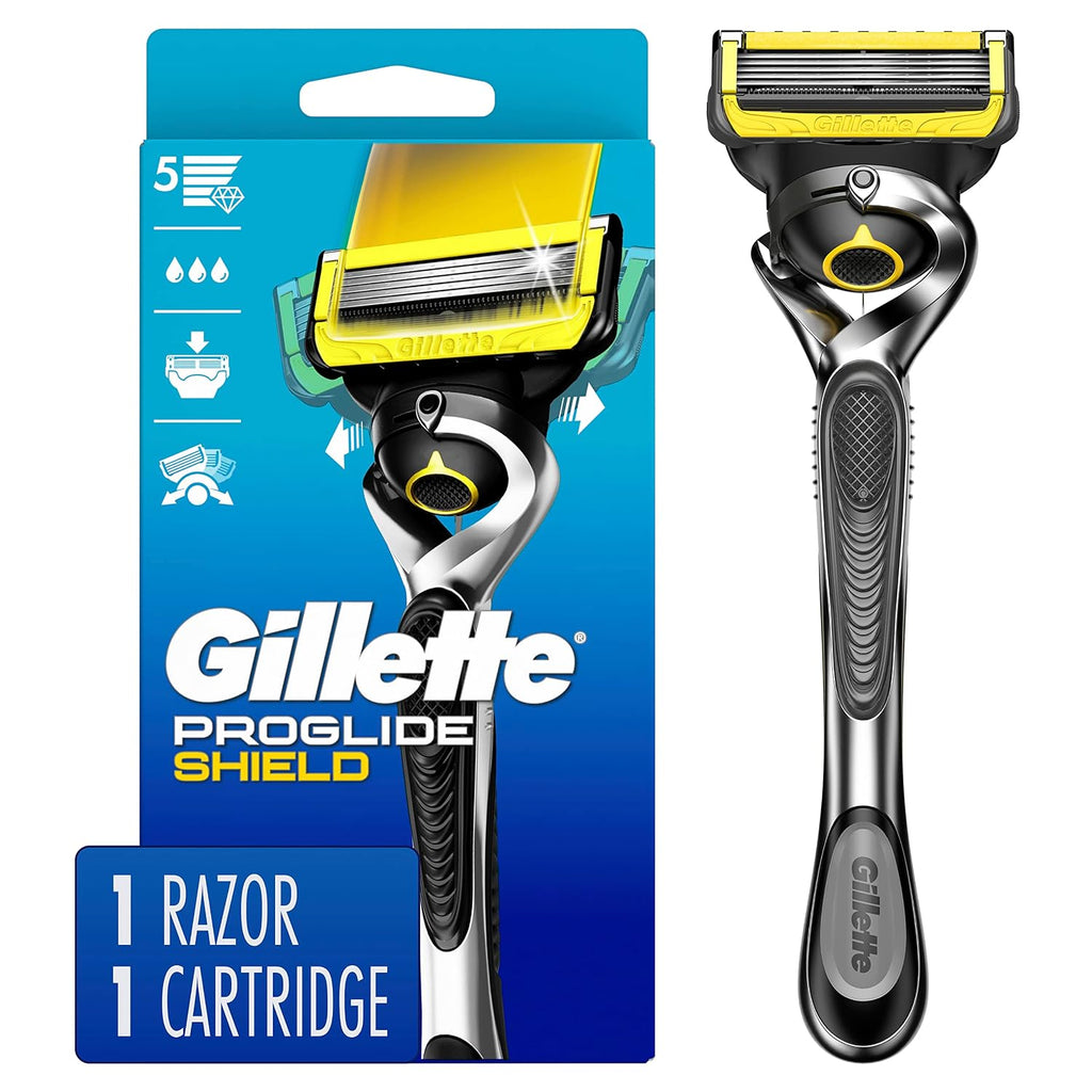 Gillette ProGlide Shield Razor for Men, Handle + 1 Blade Refill