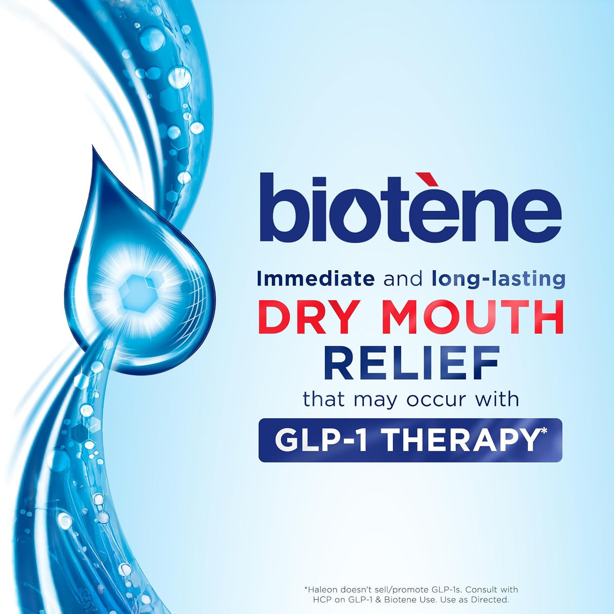 Biotene Oral Rinse Mouthwash for Dry Mouth, Fresh Mint, 16 fl oz