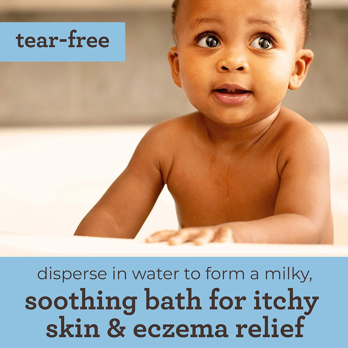 Aveeno Baby Eczema Therapy Soothing Bath Treatment for Relief of Dry, Itchy & Irritated Skin, Made with Natural Colloidal Oatmeal, Fragrance