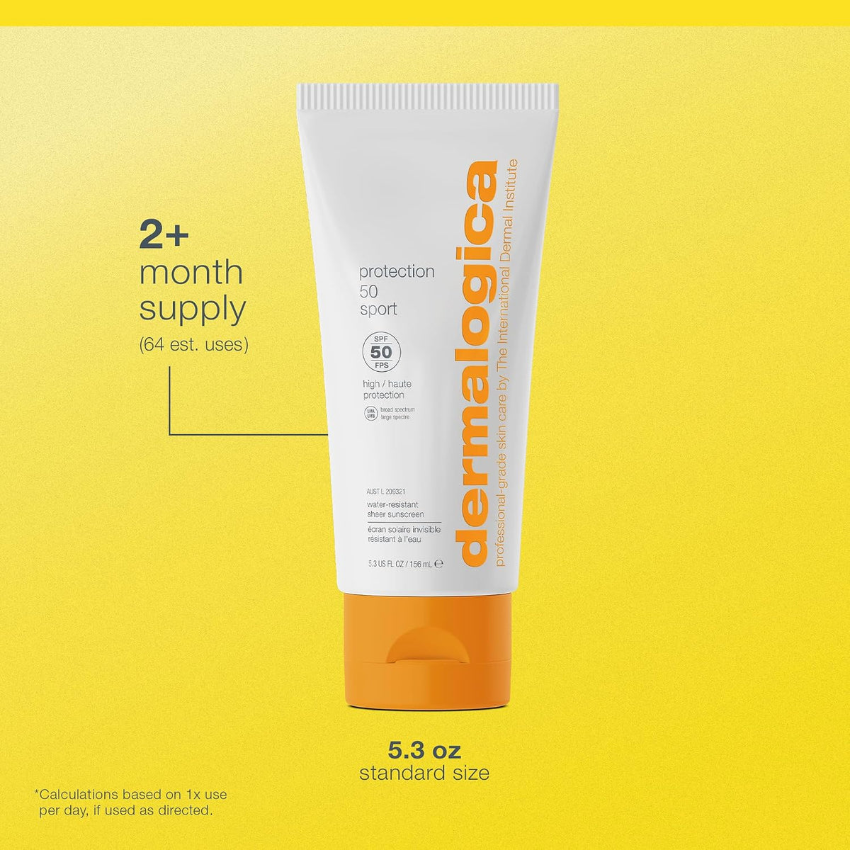 Dermalogica Protection 50 Sport, SPF 50 Sunscreen Lotion, 5.3 fl oz