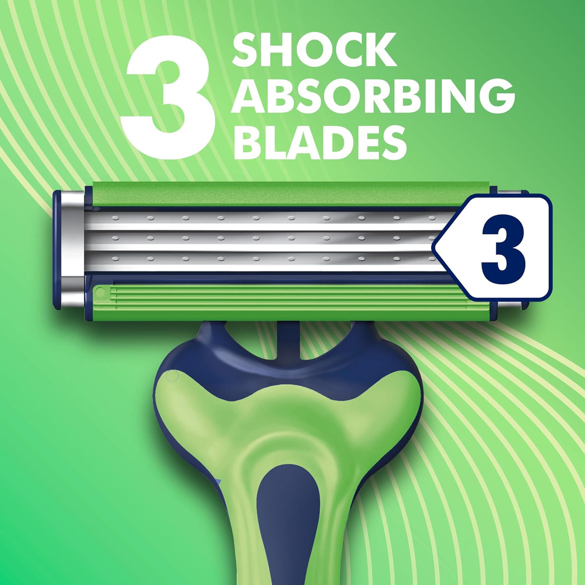 Gillette Sensor3 Sensitive Men's Disposable Razor, 4 Razors