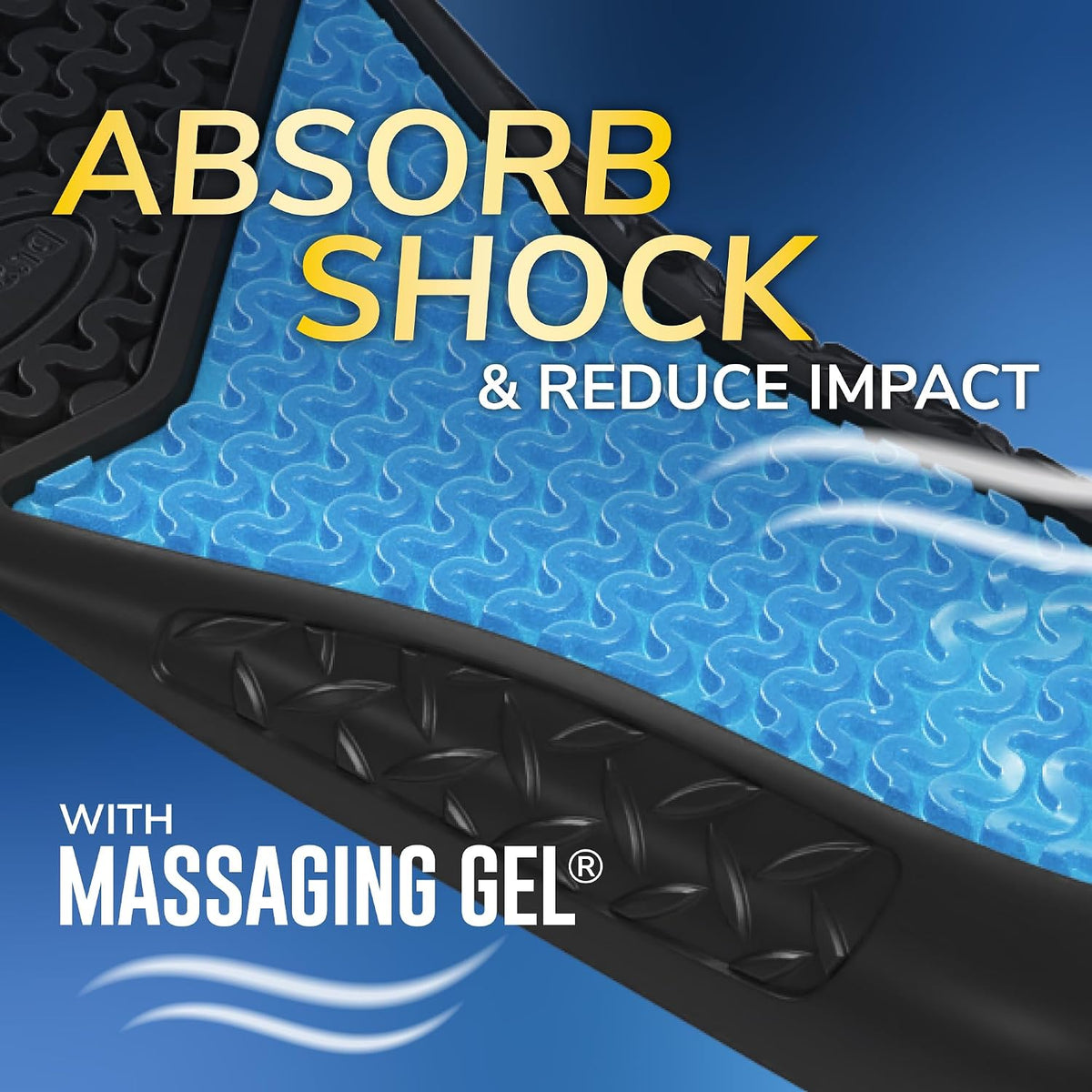 Dr. Scholl's Work All-Day Superior Comfort Insoles (with) Massaging Gel, Men, 1 Pair, Trim to Fit