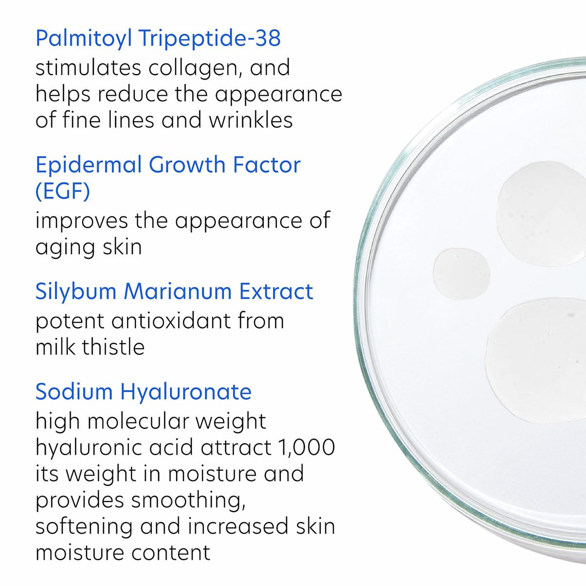 PCA SKIN Total Strength Serum - Plumping & Firming Skin Treatment with Epidermal Growth Factors & Peptides (1 oz)