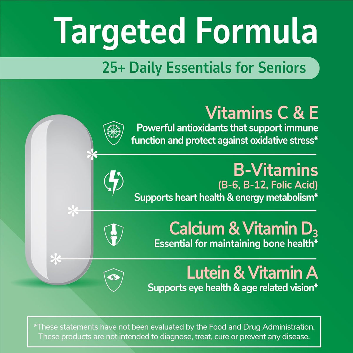 21st Century Sentry Senior Multivitamin, Adults 50+, 265 Tablets