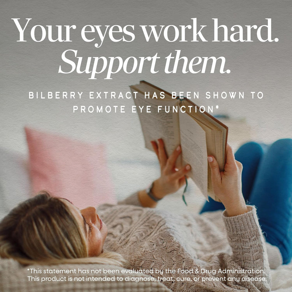 Nature's Way Bilberry, Eye Health Support Supplement for Adults*, 90 ct