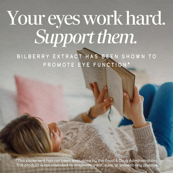 Nature's Way Bilberry, Eye Health Support Supplement for Adults*, 90 ct