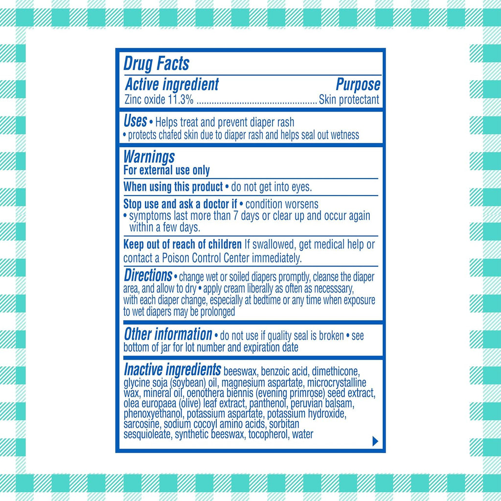 Balmex Fast-Acting Baby Diaper Rash Cream with Zinc Oxide + Soothing Botanicals, Pediatrician-Recommended, 16oz
