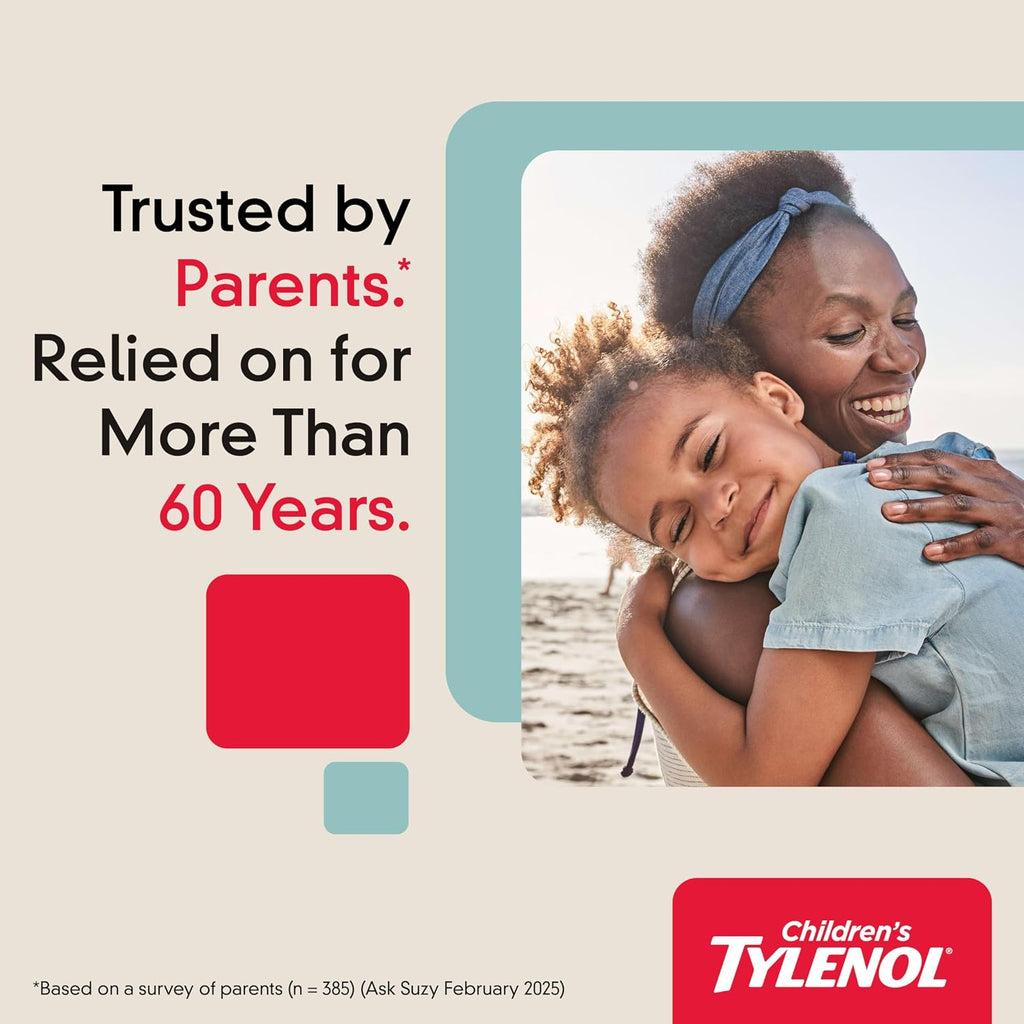 Children's Tylenol Oral Suspension, Acetaminophen, Cherry, 4 fl. oz