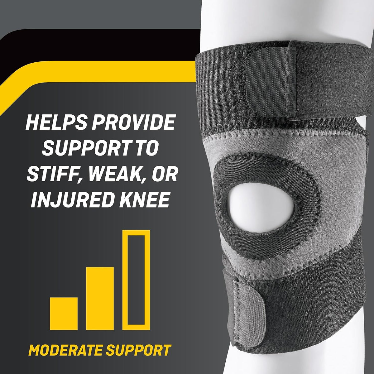 FUTURO Performance Knee Support, Ideal for General Support and Exercise, Large