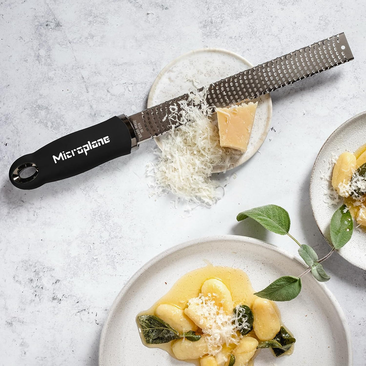 Microplane Premium Classic Series Zester Grater 18/8 Stainless Steel Black