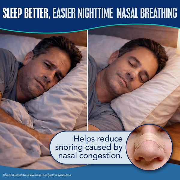 Breathe Right Nasal Strips, Extra Strength, Nasal Congestion, Tan, 26ct