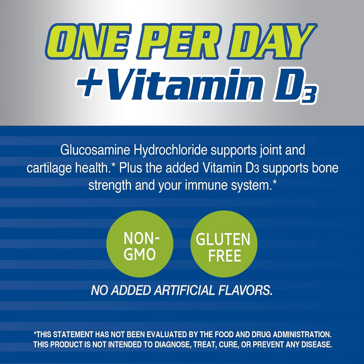 21st Century Glucosamine Daily Complex Plus D Tablets, Joints, 60 Count