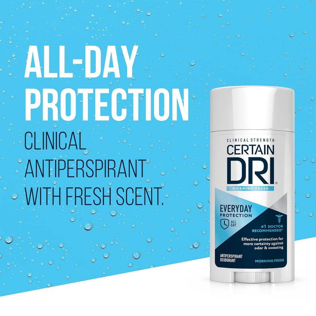 Certain Dri Everyday Strength, Morning Fresh Scent, 2.6 oz