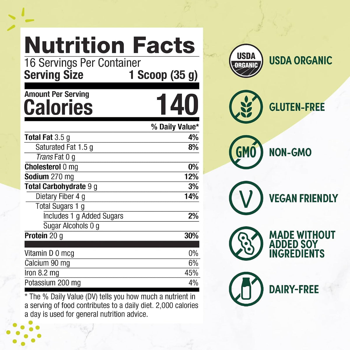 Purely Inspired Plant-Based Protein Powder, Rich Decadent Chocolate
