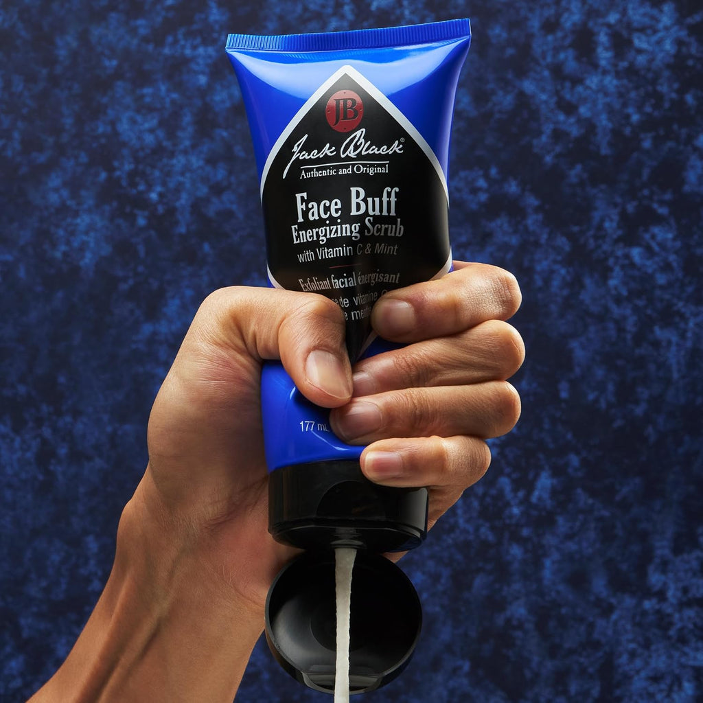 Jack Black Face Buff Energizing Scrub, Exfoliating Mens Face Wash