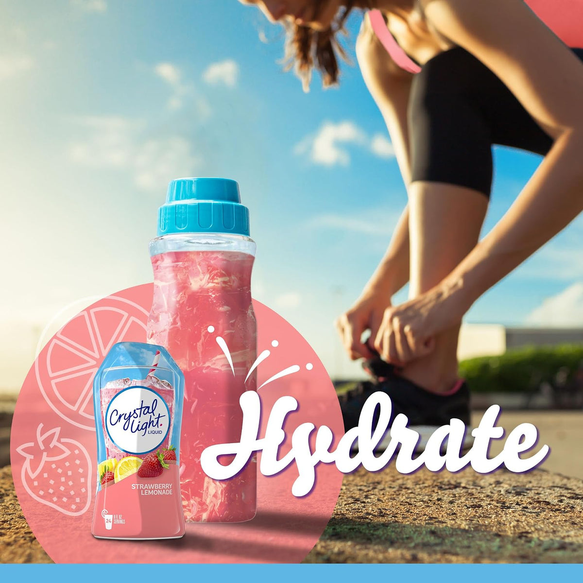 Crystal Light Liquid Drink Mix, Strawberry Lemonade, 1.62 fl oz