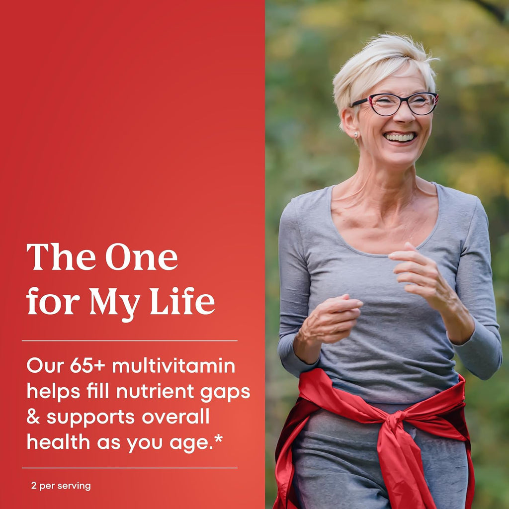 One A Day Proactive 65+, Mens & Womens Multivitamin, Supplement with Vitamin A, C, D, and Zinc to Support Bone Health & Cell Health, Calcium, Folic